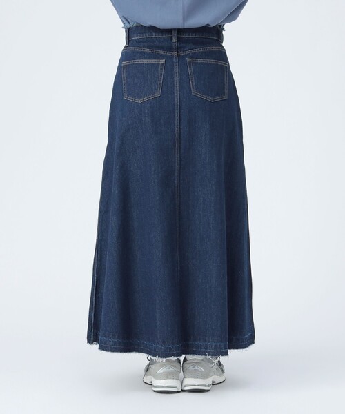 BEAMS HEART(ビームスハート)の「タック デニム スカート(スカート・レディース・ネイビー/ナチュラル・SMALL/MEDIUM)」の15枚目の写真