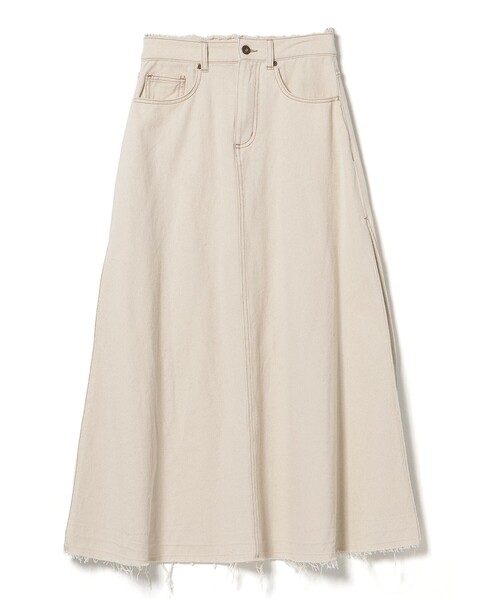 BEAMS HEART(ビームスハート)の「タック デニム スカート(スカート・レディース・ネイビー/ナチュラル・SMALL/MEDIUM)」の18枚目の写真