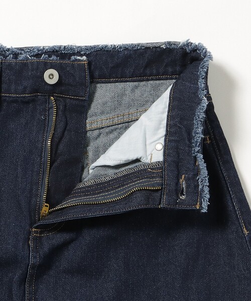 BEAMS HEART(ビームスハート)の「タック デニム スカート(スカート・レディース・ネイビー/ナチュラル・SMALL/MEDIUM)」の12枚目の写真