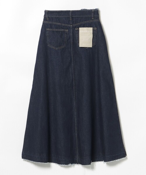 BEAMS HEART(ビームスハート)の「タック デニム スカート(スカート・レディース・ネイビー/ナチュラル・SMALL/MEDIUM)」の14枚目の写真