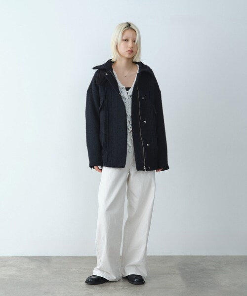 CODE A oversized tweed blouson　完売カラー CODE A | oversized tweed blouson - Buyee, an Online Proxy Shopping