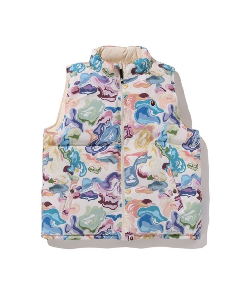 ART CAMO REVERSIBLE DOWN VEST（ダウンベスト）｜A BATHING APE（ア