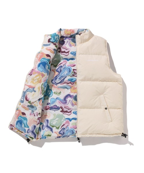 ART CAMO REVERSIBLE DOWN VEST（ダウンベスト）｜A BATHING APE（ア
