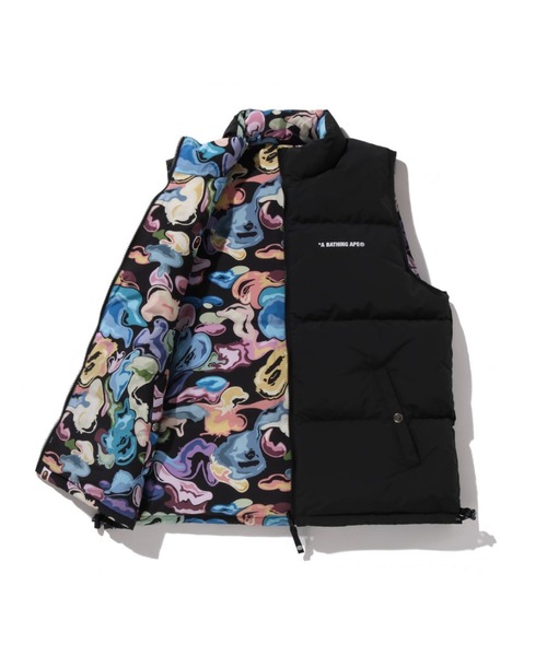 ART CAMO REVERSIBLE DOWN VEST（ダウンベスト）｜A BATHING APE（ア