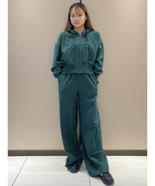 GAP（ギャップ）の「ヴィンテージソフト GAPロゴ バギースウェットパンツ（スウェットパンツ・レディース・グリーン/ピンク・XS/S/M/L/XXS）」の8枚目の写真