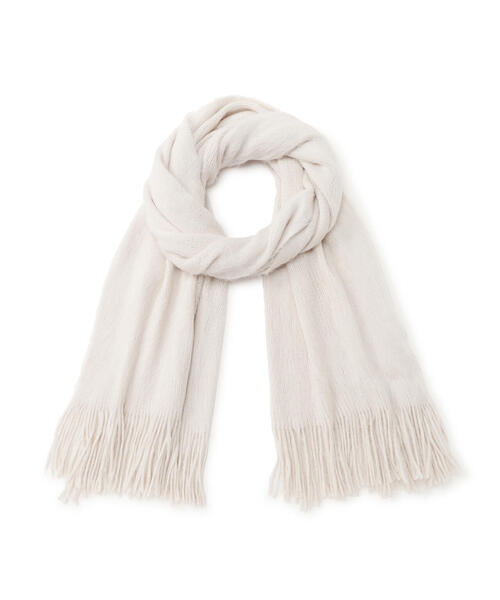 FREE'S MART（フリーズマート）の「シャギーラッセルストール（ストール/ショール・レディース・ホワイト/ブラウン/イエロー・ﾌﾘ-）」の6枚目の写真