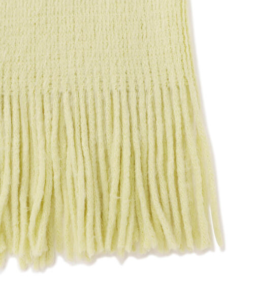 FREE'S MART（フリーズマート）の「シャギーラッセルストール（ストール/ショール・レディース・ホワイト/ブラウン/イエロー・ﾌﾘ-）」の10枚目の写真