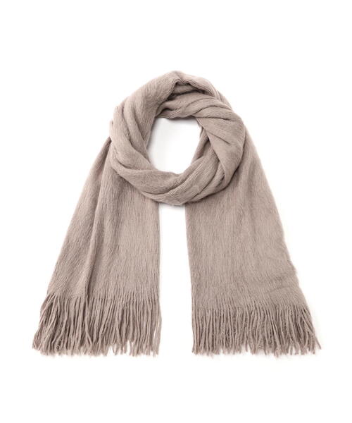 FREE'S MART（フリーズマート）の「シャギーラッセルストール（ストール/ショール・レディース・ホワイト/ブラウン/イエロー・ﾌﾘ-）」の4枚目の写真