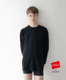 BIOTOP(ビオトープ)の【Hanes for BIOTOP】 Comfort Crew Neck Pullover with Thumbhole EX(Tシャツ/カットソー)