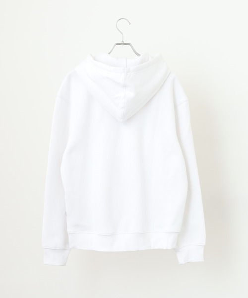 GUESS JEANS(ゲスジーンズ)の「GUESS JEANS GJ HOOD REG AMERICA TRAD SWEAT ゲス 刺繍ロゴ プルオーバー パーカー フーディー(パーカー・メンズ・ホワイト/ブラック・XL/M/L)」の12枚目の写真