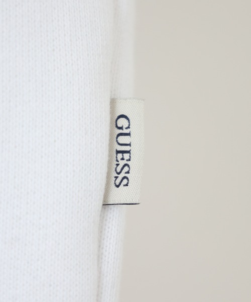 GUESS JEANS(ゲスジーンズ)の「GUESS JEANS GJ HOOD REG AMERICA TRAD SWEAT ゲス 刺繍ロゴ プルオーバー パーカー フーディー(パーカー・メンズ・ホワイト/ブラック・XL/M/L)」の10枚目の写真