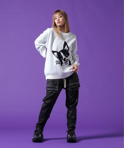 セール】【WEB&DEPOT限定】DankeSchon/ダンケシェーン/W Jacquard DOG