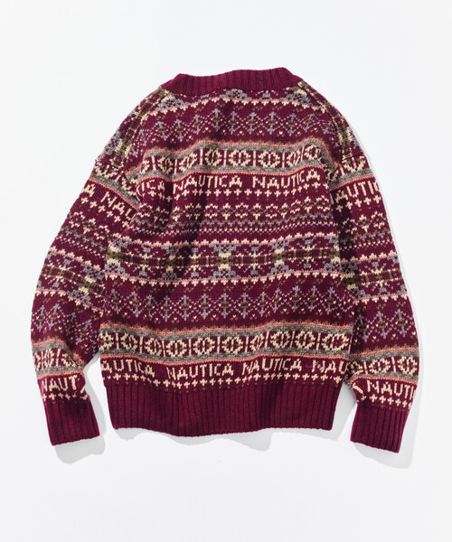 DSQUARED2 ニットセーター ノルディック フェアアイル 平野紫耀さん着用 NAUTICA/ノーティカ ヴィンテージライク フェアアイルニット（ニット