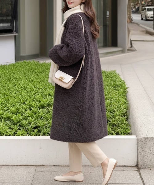 ラムウールボアコート（その他アウター）｜cammie（キャミー）の