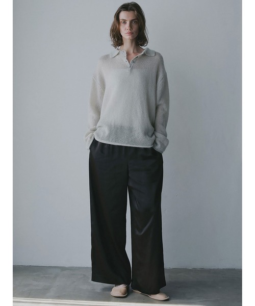 セール】グロッシーサテンワイドパンツ（その他パンツ）｜HER.（ハー