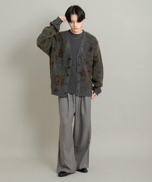 SENSE OF PLACE by URBAN RESEARCH（センスオブプレイスバイアーバンリサーチ）の「ツリーカモニットカーディガン（ニット/セーター・メンズ・ベージュ/ボルドー/チャコールグレー・MEDIUM/LARGE）」の9枚目の写真