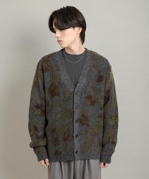 SENSE OF PLACE by URBAN RESEARCH（センスオブプレイスバイアーバンリサーチ）の「ツリーカモニットカーディガン（ニット/セーター・メンズ・ベージュ/ボルドー/チャコールグレー・MEDIUM/LARGE）」の10枚目の写真