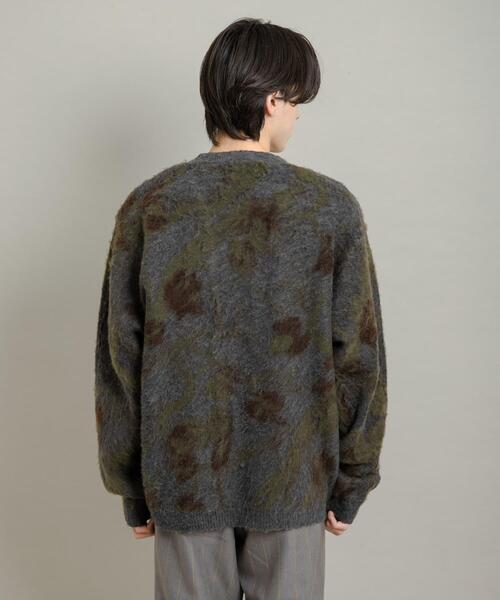 SENSE OF PLACE by URBAN RESEARCH（センスオブプレイスバイアーバンリサーチ）の「ツリーカモニットカーディガン（ニット/セーター・メンズ・ベージュ/ボルドー/チャコールグレー・MEDIUM/LARGE）」の12枚目の写真