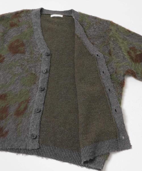 SENSE OF PLACE by URBAN RESEARCH（センスオブプレイスバイアーバンリサーチ）の「ツリーカモニットカーディガン（ニット/セーター・メンズ・ベージュ/ボルドー/チャコールグレー・MEDIUM/LARGE）」の14枚目の写真