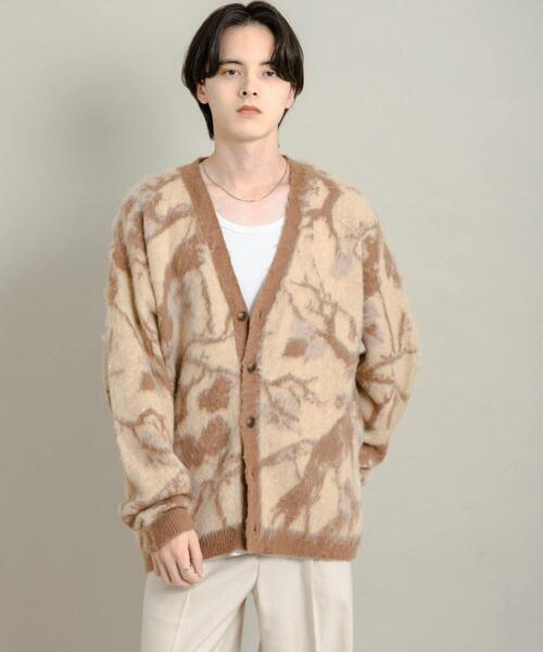 SENSE OF PLACE by URBAN RESEARCH（センスオブプレイスバイアーバンリサーチ）の「ツリーカモニットカーディガン（ニット/セーター・メンズ・ベージュ/ボルドー/チャコールグレー・MEDIUM/LARGE）」の20枚目の写真