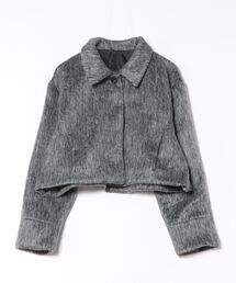 シャギーショートジャケット
