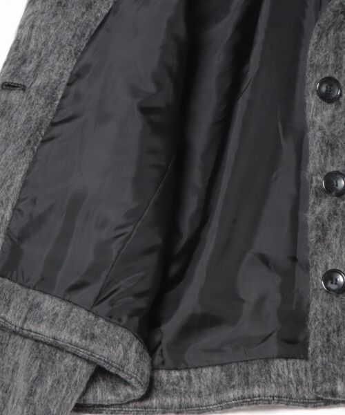 STYLEBLOCK(スタイルブロック)の「シャギーショートジャケット(その他アウター・レディース・ブラック/グレー・M)」の4枚目の写真