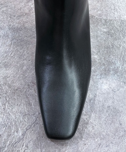 enchanted(エンチャンテッド)の「《APOM》本革ワイドシャフトロングブーツ(ブーツ・レディース・ブラック系その他/ブラウン/ブラック・38/37/36/35/40/39)」の7枚目の写真