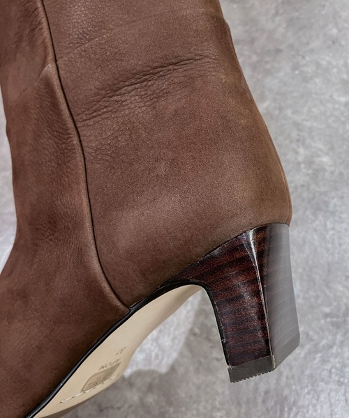 enchanted(エンチャンテッド)の「《APOM》本革ワイドシャフトロングブーツ(ブーツ・レディース・ブラック系その他/ブラウン/ブラック・38/37/36/35/40/39)」の14枚目の写真