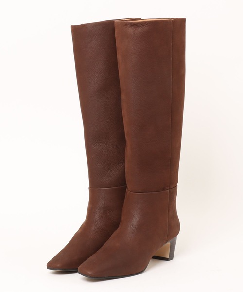 enchanted(エンチャンテッド)の「《APOM》本革ワイドシャフトロングブーツ(ブーツ・レディース・ブラック系その他/ブラウン/ブラック・38/37/36/35/40/39)」の10枚目の写真