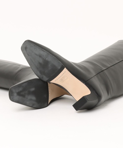 enchanted(エンチャンテッド)の「《APOM》本革ワイドシャフトロングブーツ(ブーツ・レディース・ブラック系その他/ブラウン/ブラック・38/37/36/35/40/39)」の21枚目の写真