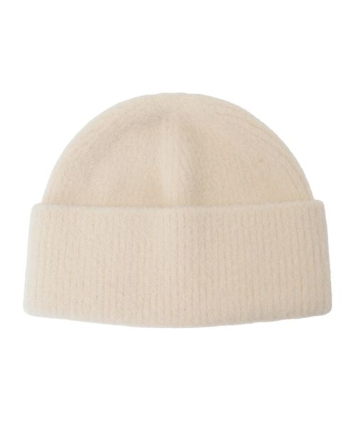 Green　Parks（グリーンパークス）の「ラメニット帽（ニットキャップ/ビーニー・レディース・アイボリー/ブラック/グレー・FREE）」の6枚目の写真