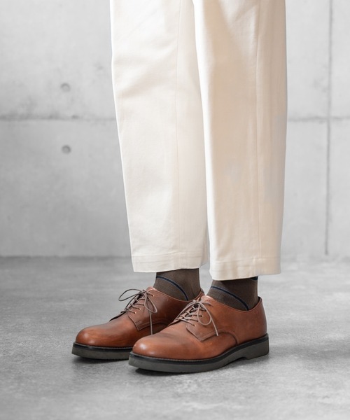 HARUSAKU CC(ハルサクシーシー)の「HARUSAKU CC:カジュアル クルーソックス3Pセット(ソックス/靴下・メンズ・グリーン/ブラウン/チャコールグレー・M/L)」の7枚目の写真