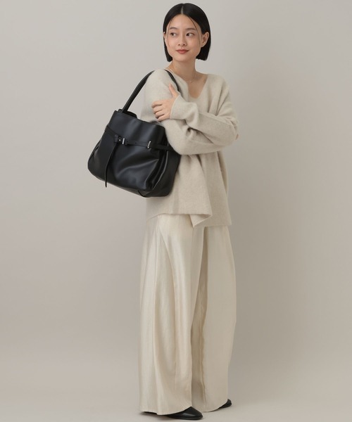 A part by(アパートバイ)の「ベルトツキバッグ(トートバッグ・レディース・ブラウン/ブラック・FREE)」の3枚目の写真