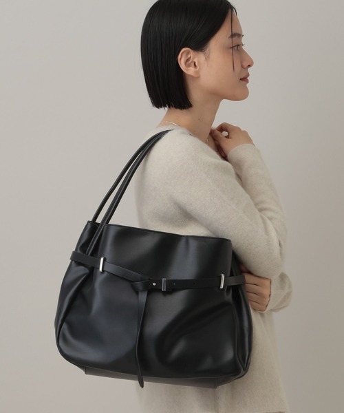 A part by(アパートバイ)の「ベルトツキバッグ(トートバッグ・レディース・ブラウン/ブラック・FREE)」の5枚目の写真