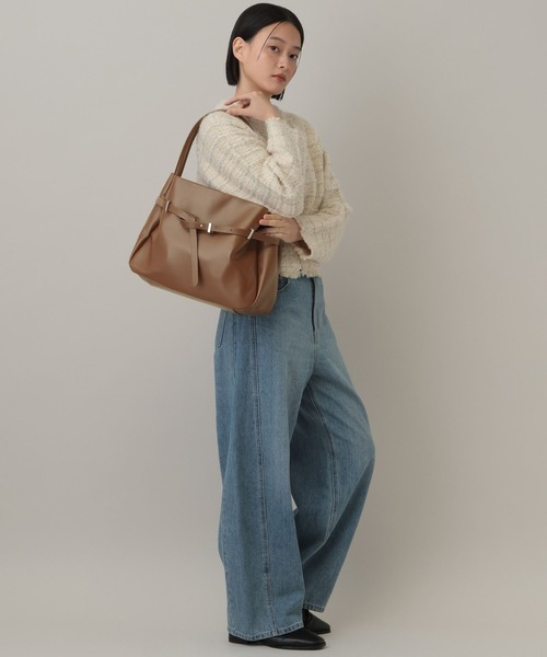 A part by(アパートバイ)の「ベルトツキバッグ(トートバッグ・レディース・ブラウン/ブラック・FREE)」の6枚目の写真