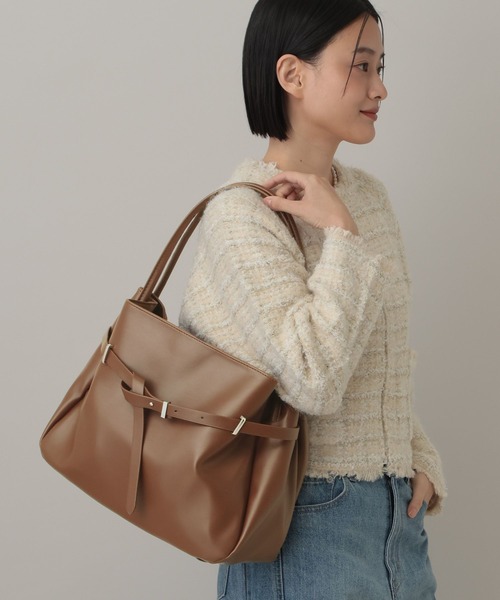 A part by(アパートバイ)の「ベルトツキバッグ(トートバッグ・レディース・ブラウン/ブラック・FREE)」の7枚目の写真