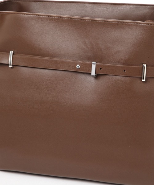 A part by(アパートバイ)の「ベルトツキバッグ(トートバッグ・レディース・ブラウン/ブラック・FREE)」の9枚目の写真