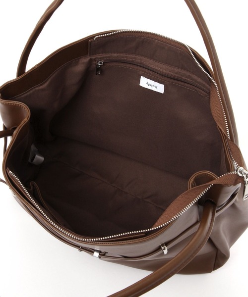 A part by(アパートバイ)の「ベルトツキバッグ(トートバッグ・レディース・ブラウン/ブラック・FREE)」の10枚目の写真