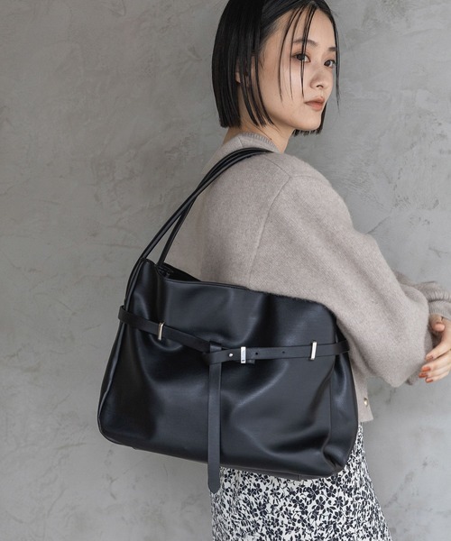 A part by(アパートバイ)の「ベルトツキバッグ(トートバッグ・レディース・ブラウン/ブラック・FREE)」の21枚目の写真