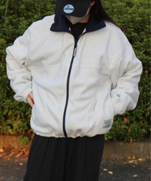 DISCUS ATHLETIC（ディスカス　アスレチック）の「【DISCUS ATHLETIC/ディスカス アスレチック】フリースパイピング配色フルＺＩＰハイネック(無地＆総柄)（ブルゾン）」