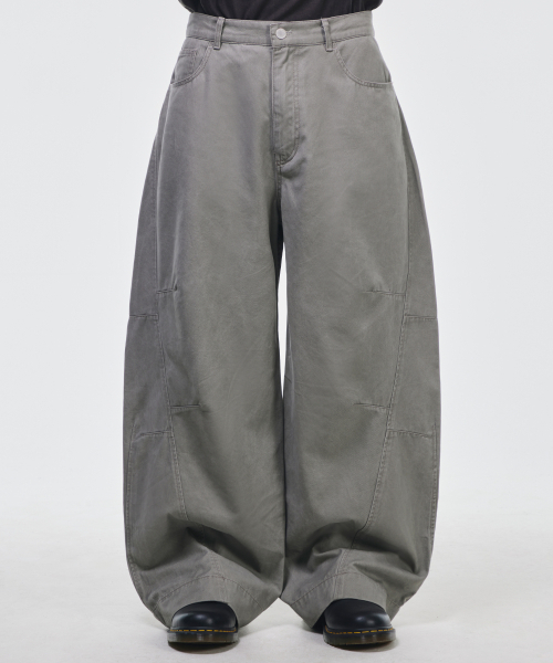 SIGNATURE（シグネチャ）の「カーブドツインダートコットンパンツ[グレー]（その他パンツ・レディース・その他・SMALL/MEDIUM/LARGE/X-LARGE）」の3枚目の写真