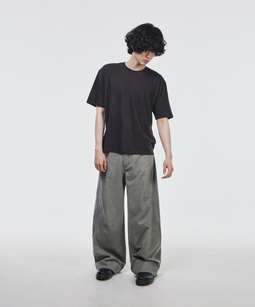 SIGNATURE（シグネチャ）の「カーブドツインダートコットンパンツ[グレー]（その他パンツ・レディース・その他・SMALL/MEDIUM/LARGE/X-LARGE）」の4枚目の写真