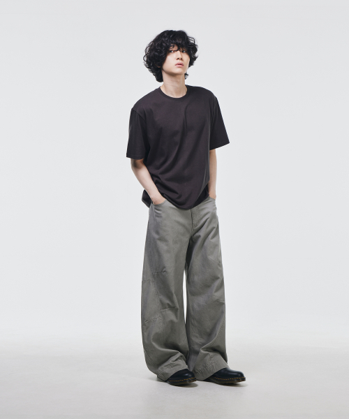 SIGNATURE（シグネチャ）の「カーブドツインダートコットンパンツ[グレー]（その他パンツ・レディース・その他・SMALL/MEDIUM/LARGE/X-LARGE）」の6枚目の写真