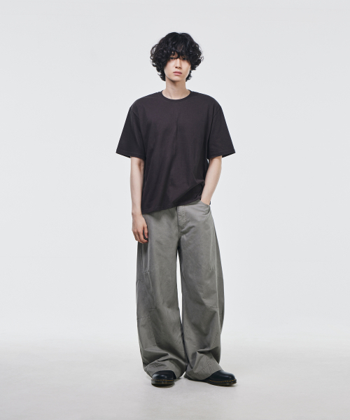 SIGNATURE（シグネチャ）の「カーブドツインダートコットンパンツ[グレー]（その他パンツ・レディース・その他・SMALL/MEDIUM/LARGE/X-LARGE）」の7枚目の写真