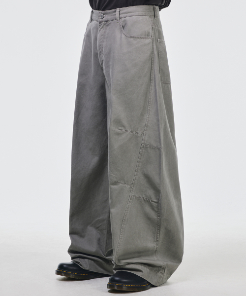 SIGNATURE（シグネチャ）の「カーブドツインダートコットンパンツ[グレー]（その他パンツ・レディース・その他・SMALL/MEDIUM/LARGE/X-LARGE）」の8枚目の写真