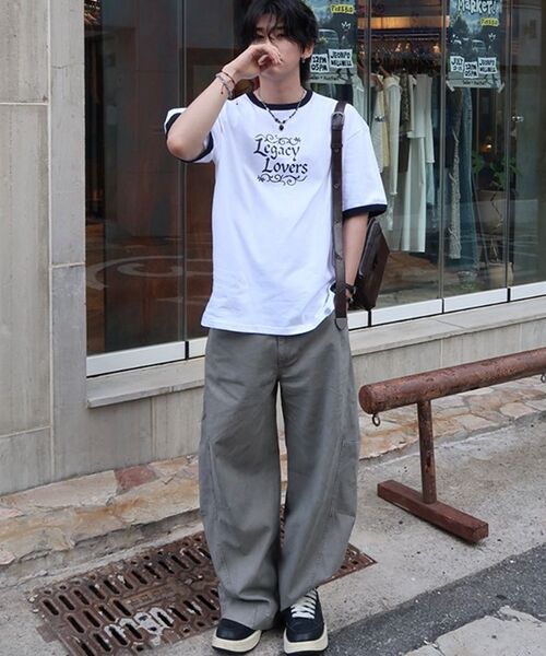 SIGNATURE（シグネチャ）の「カーブドツインダートコットンパンツ[グレー]（その他パンツ・レディース・その他・SMALL/MEDIUM/LARGE/X-LARGE）」の19枚目の写真