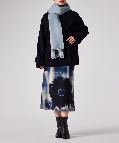 ウィメンズ カシミヤ リバーシブルマフラー / 255651 CAW（マフラー