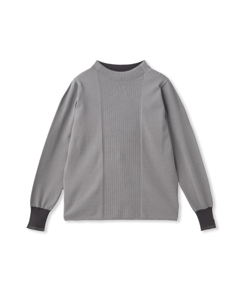 MAYSON GREY(メイソングレイ)の「ボトルネック配色ニットプルオーバー≪手洗い可能≫(ニット/セーター・レディース・オフホワイト/ブラック/ライトグレー/ブルー・M)」の13枚目の写真