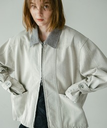 WHYTO.（ホワイト）の「「WHYTO. / ホワイト」デニムジップジャケット（その他アウター）」