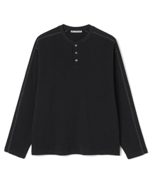 Millo Archive（ミロ アーカイブ）の「オブジェクトステッチロングスリーブ[ブラック]（Tシャツ/カットソー）」